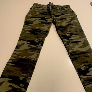 Express size 2 camo denim